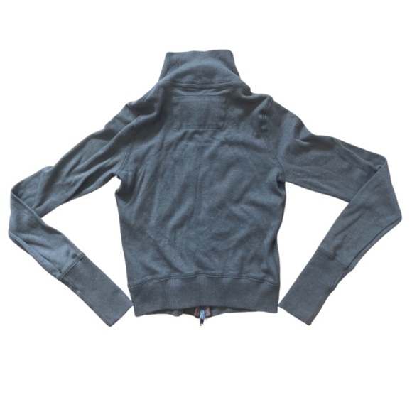 Vintage Abercrombie & Fitch Track Jacket with Embroidered Lettering in Brown - Picture 3 of 6